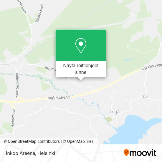 Inkoo Areena kartta