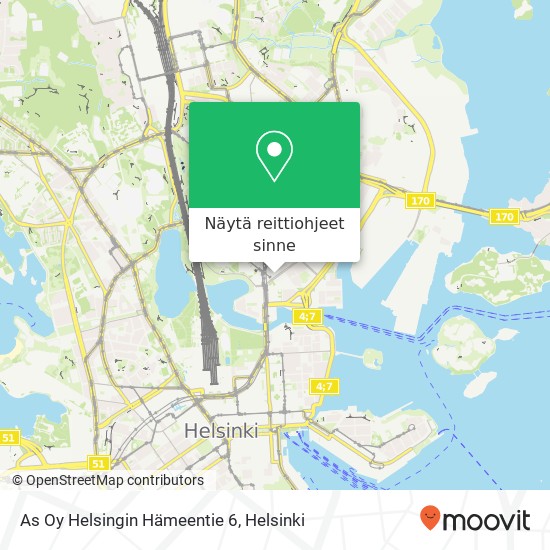 As Oy Helsingin Hämeentie 6 kartta