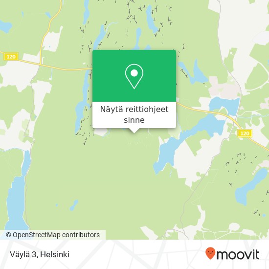 Väylä 3 kartta