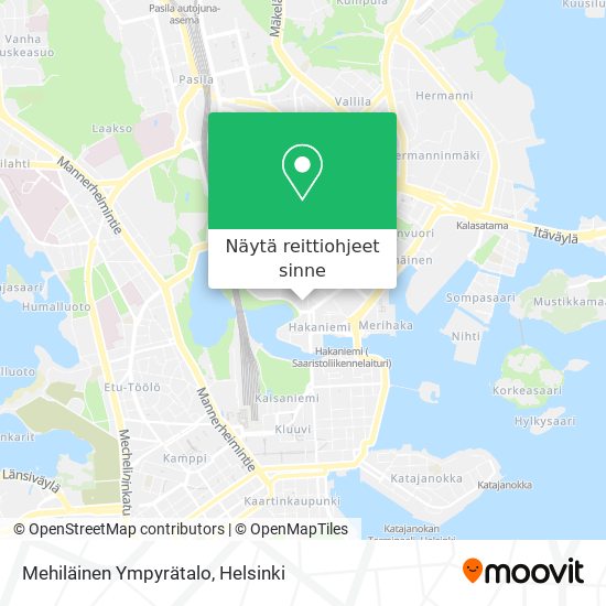 Mehiläinen Ympyrätalo kartta