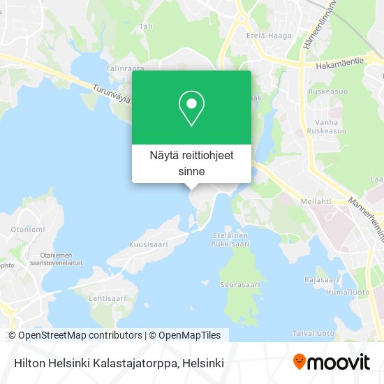 Hilton Helsinki Kalastajatorppa kartta