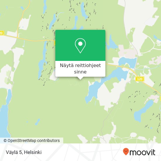 Väylä 5 kartta