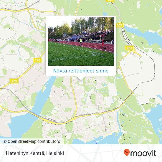 Heteniityn Kenttä kartta