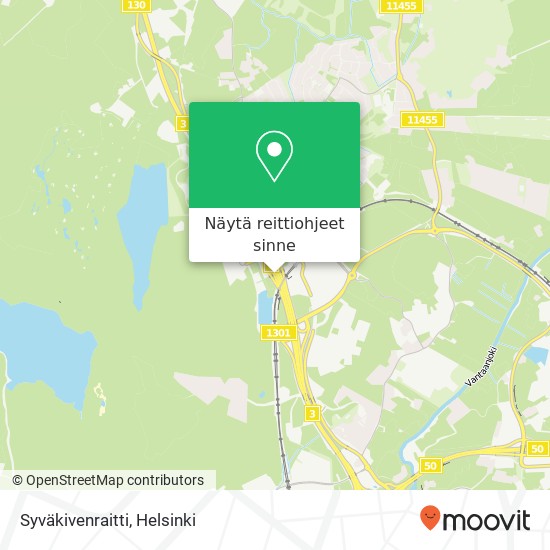 Syväkivenraitti kartta