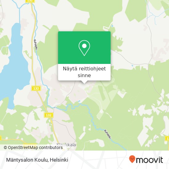 Mäntysalon Koulu kartta