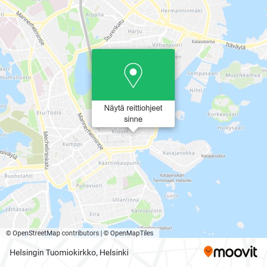 Helsingin Tuomiokirkko kartta