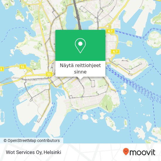 Wot Services Oy kartta