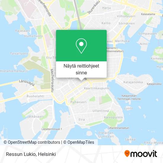 Ressun Lukio kartta