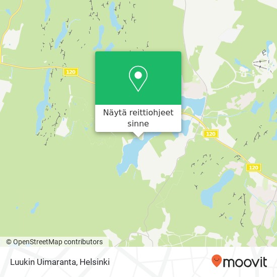 Luukin Uimaranta kartta