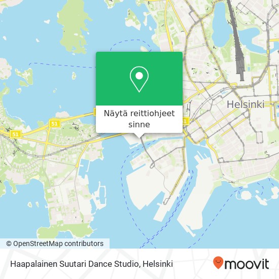 Haapalainen Suutari Dance Studio kartta
