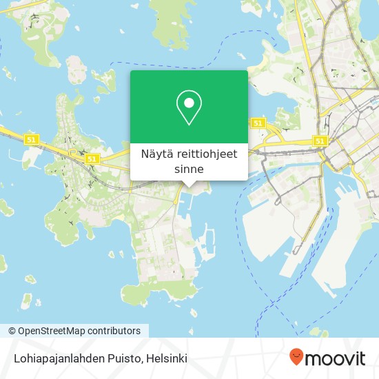 Lohiapajanlahden Puisto kartta