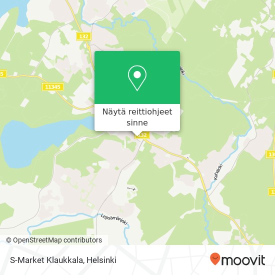 S-Market Klaukkala kartta