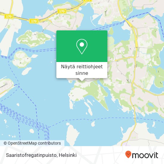 Saaristofregatinpuisto kartta