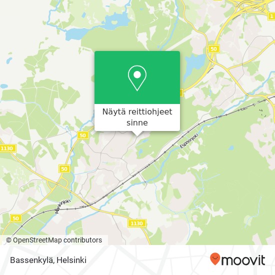 Bassenkylä kartta