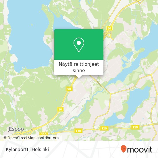 Kylänportti kartta