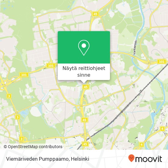 Viemäriveden Pumppaamo kartta