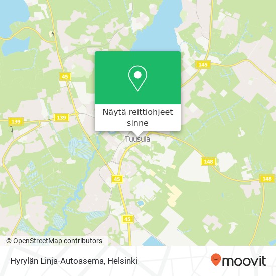 Hyrylän Linja-Autoasema kartta