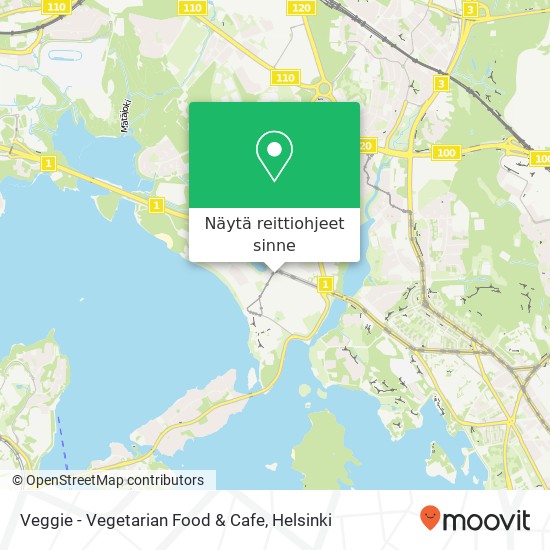 Veggie - Vegetarian Food & Cafe kartta