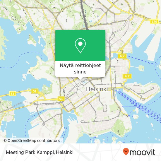 Meeting Park Kamppi kartta