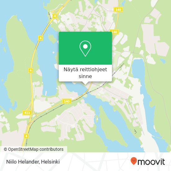 Niilo Helander kartta
