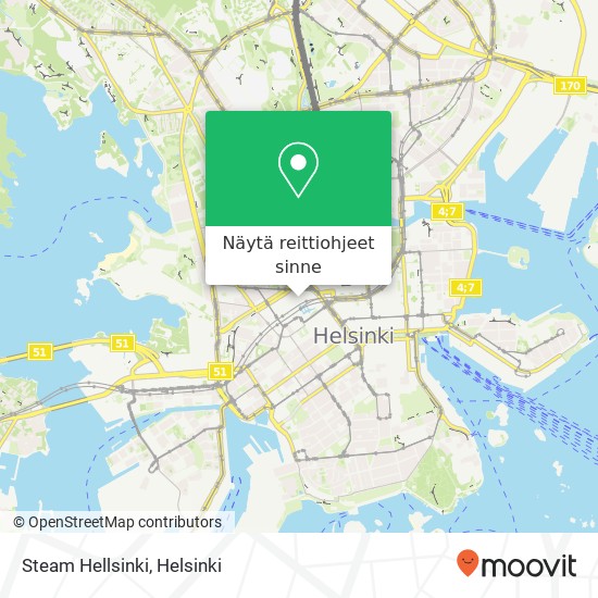 Steam Hellsinki kartta