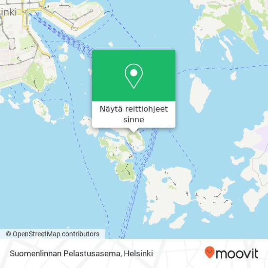 Suomenlinnan Pelastusasema kartta
