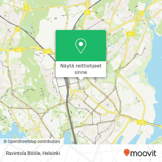 Ravintola Bööle kartta