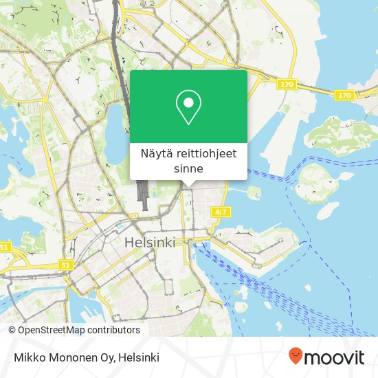 Mikko Mononen Oy kartta