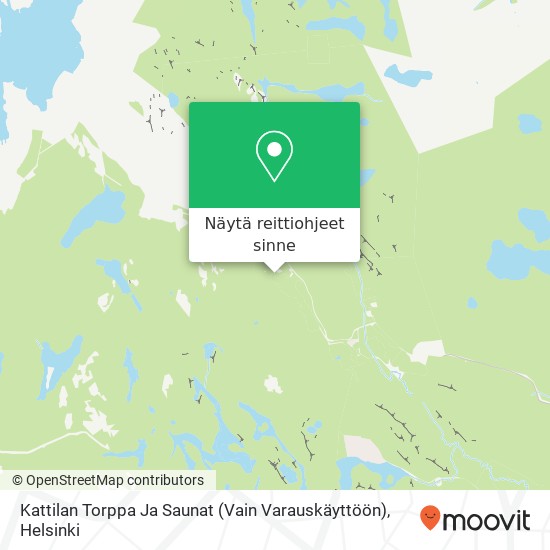 Kattilan Torppa Ja Saunat (Vain Varauskäyttöön) kartta