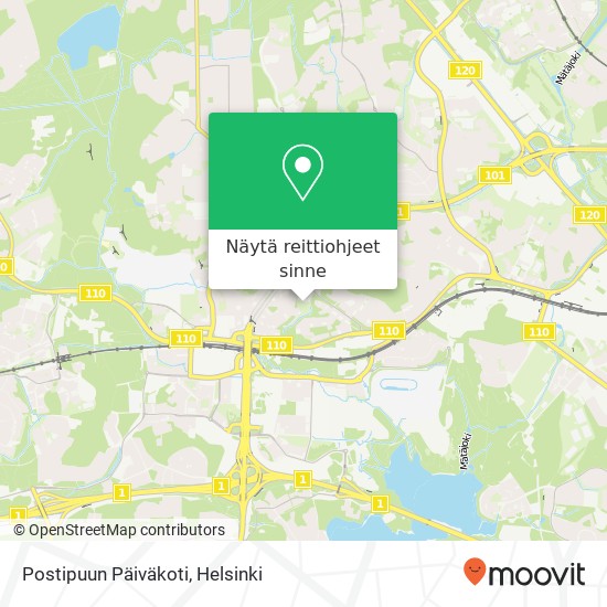 Postipuun Päiväkoti kartta