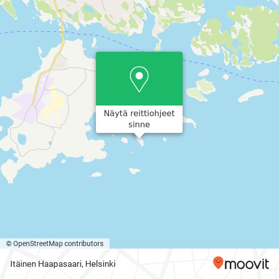 Itäinen Haapasaari kartta