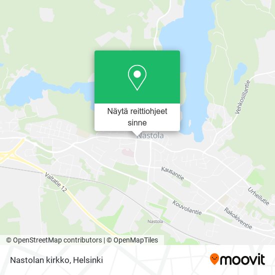 Kuinka päästä kohteeseen Nastolan kirkko kulkuvälineellä Bussi tai Juna?