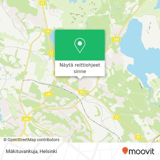 Mäkituvankuja kartta