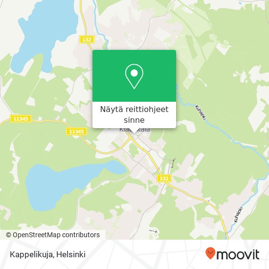 Kappelikuja kartta