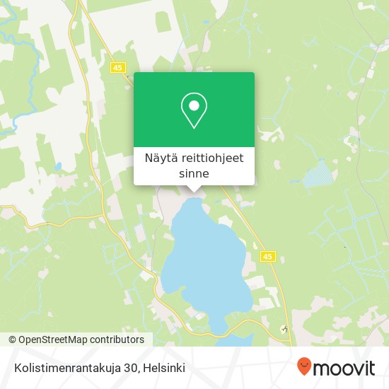 Kolistimenrantakuja 30 kartta