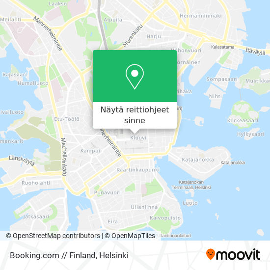 Booking.com // Finland kartta