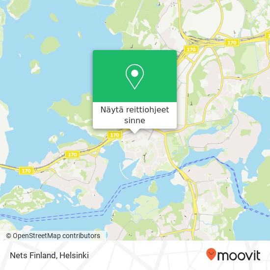 Nets Finland kartta