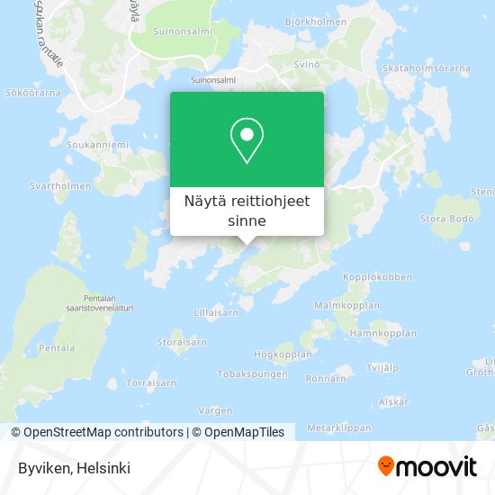 Byviken kartta