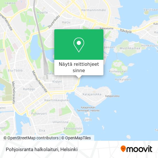 Pohjoisranta halkolaituri kartta