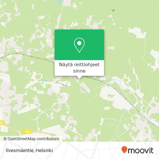 Ilvesmäentie kartta