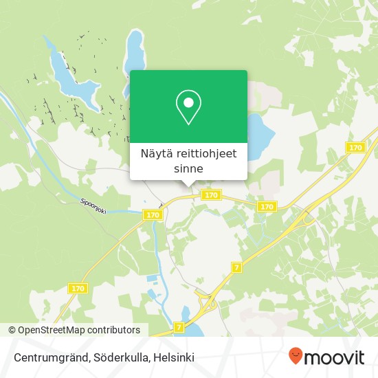 Centrumgränd, Söderkulla kartta