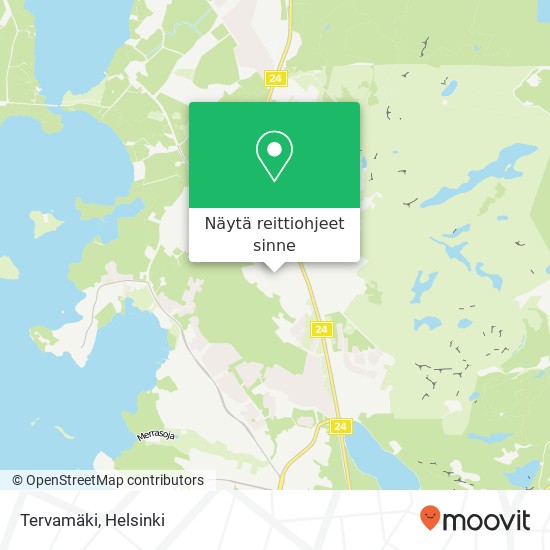 Tervamäki kartta