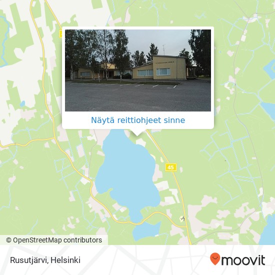 Rusutjärvi kartta