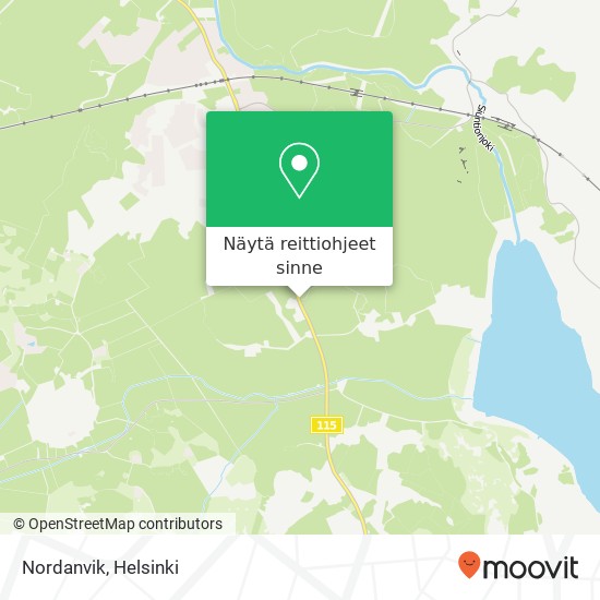 Nordanvik kartta