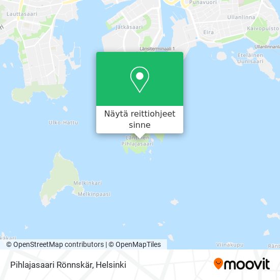 Pihlajasaari Rönnskär kartta