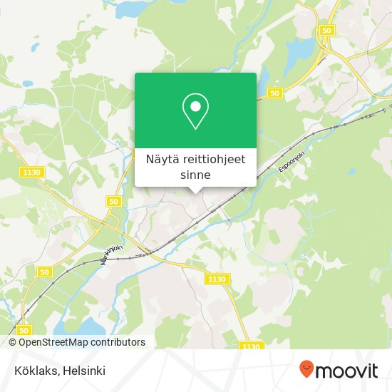 Köklaks kartta