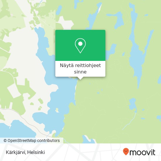 Kärkjärvi kartta