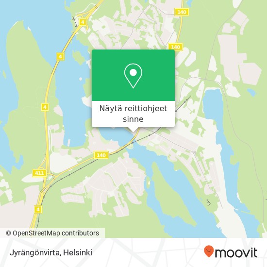 Jyrängönvirta kartta