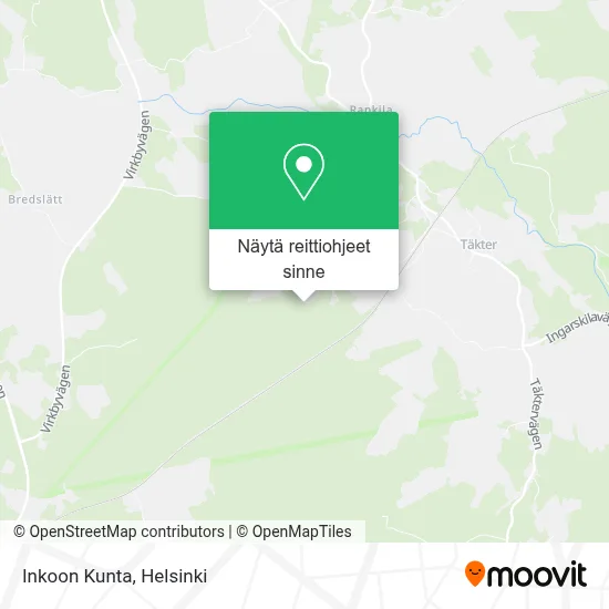 Inkoon Kunta kartta