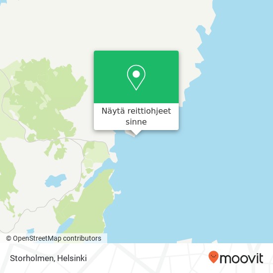 Storholmen kartta